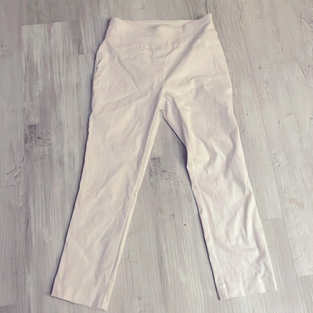 Wide Band Stretch Capri Pants